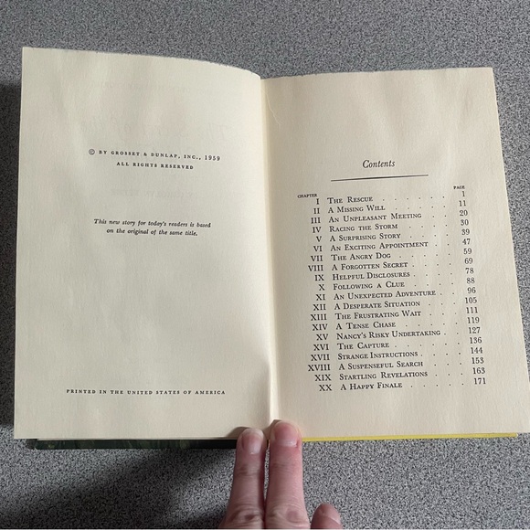 Nancy Drew The Secret Of The Old Clock Hardcover Book - Picture 7 of 9